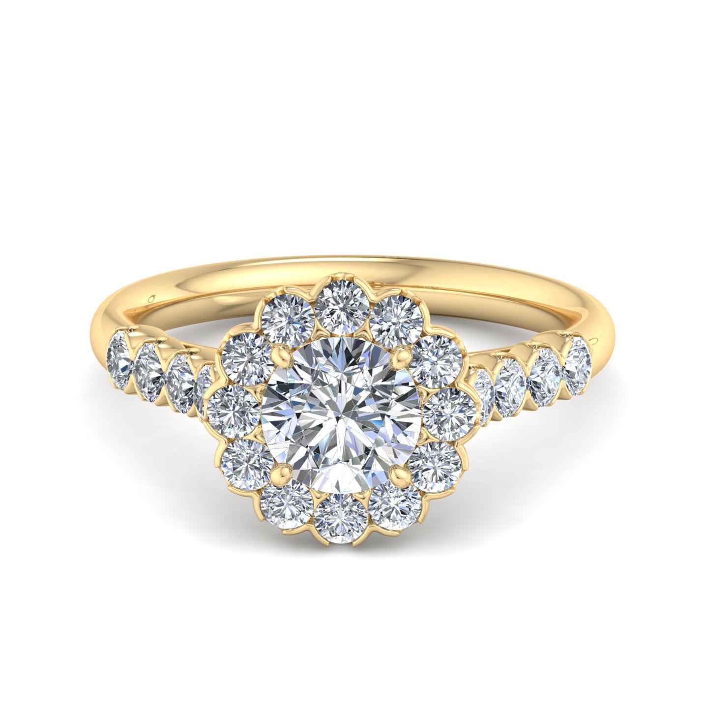 Juliet Halo Engagement Ring